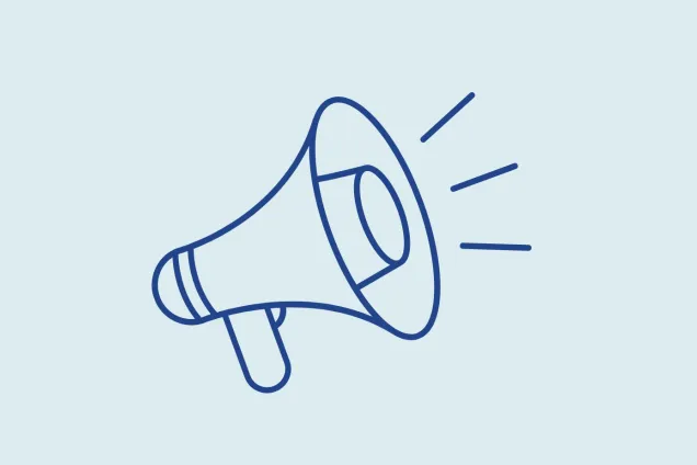 Megafon. Illustration.